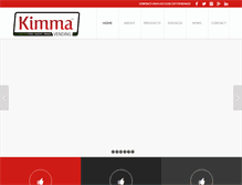 Tablet Screenshot of kimmavending.com